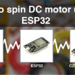 Spinning of DC Motor with ESP32 and Sound Sensor