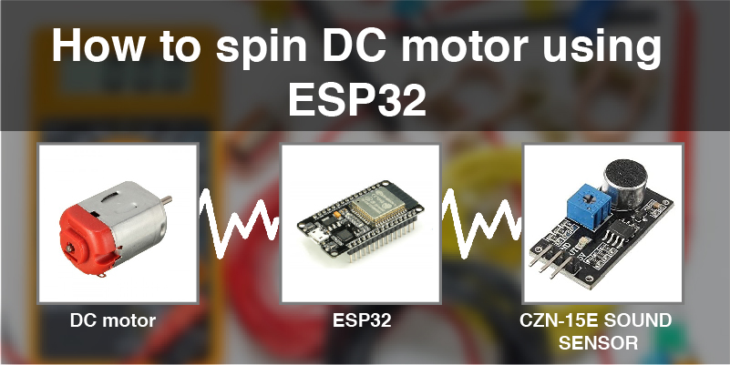 DC motor with esp32